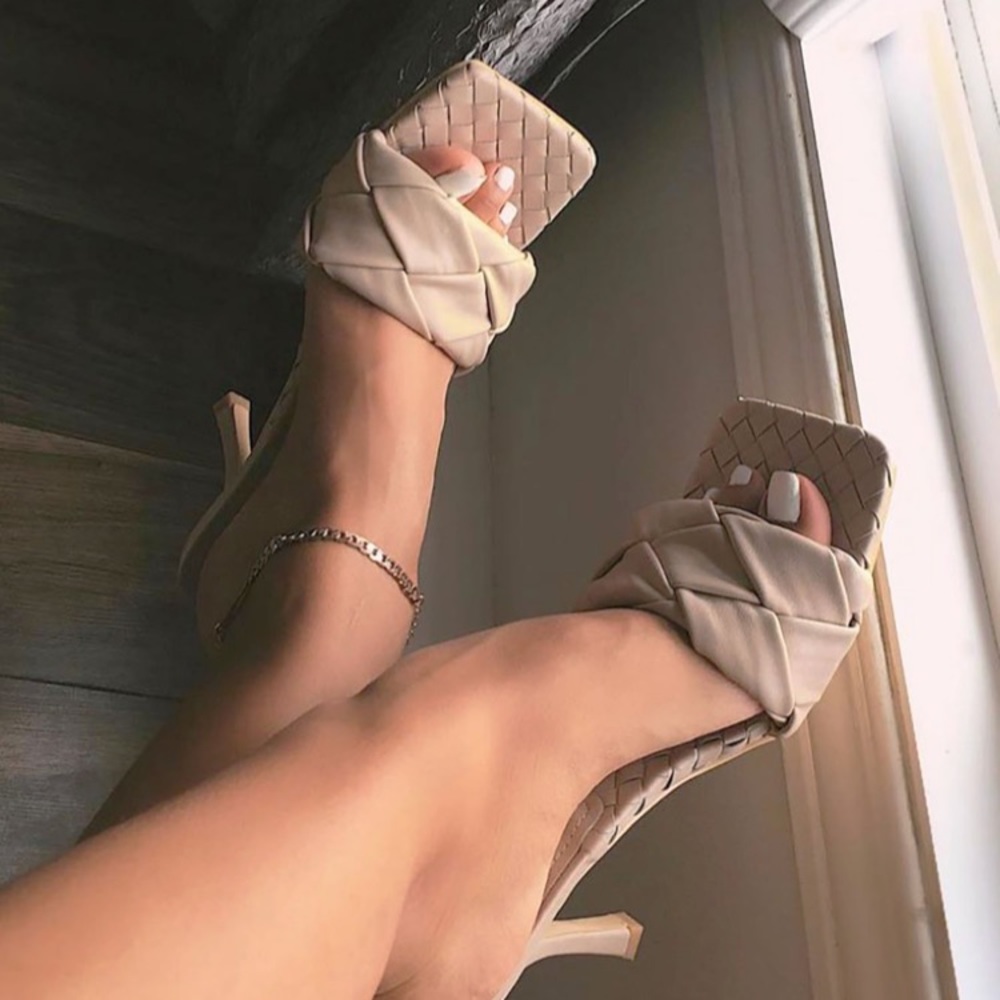 Nude sandals